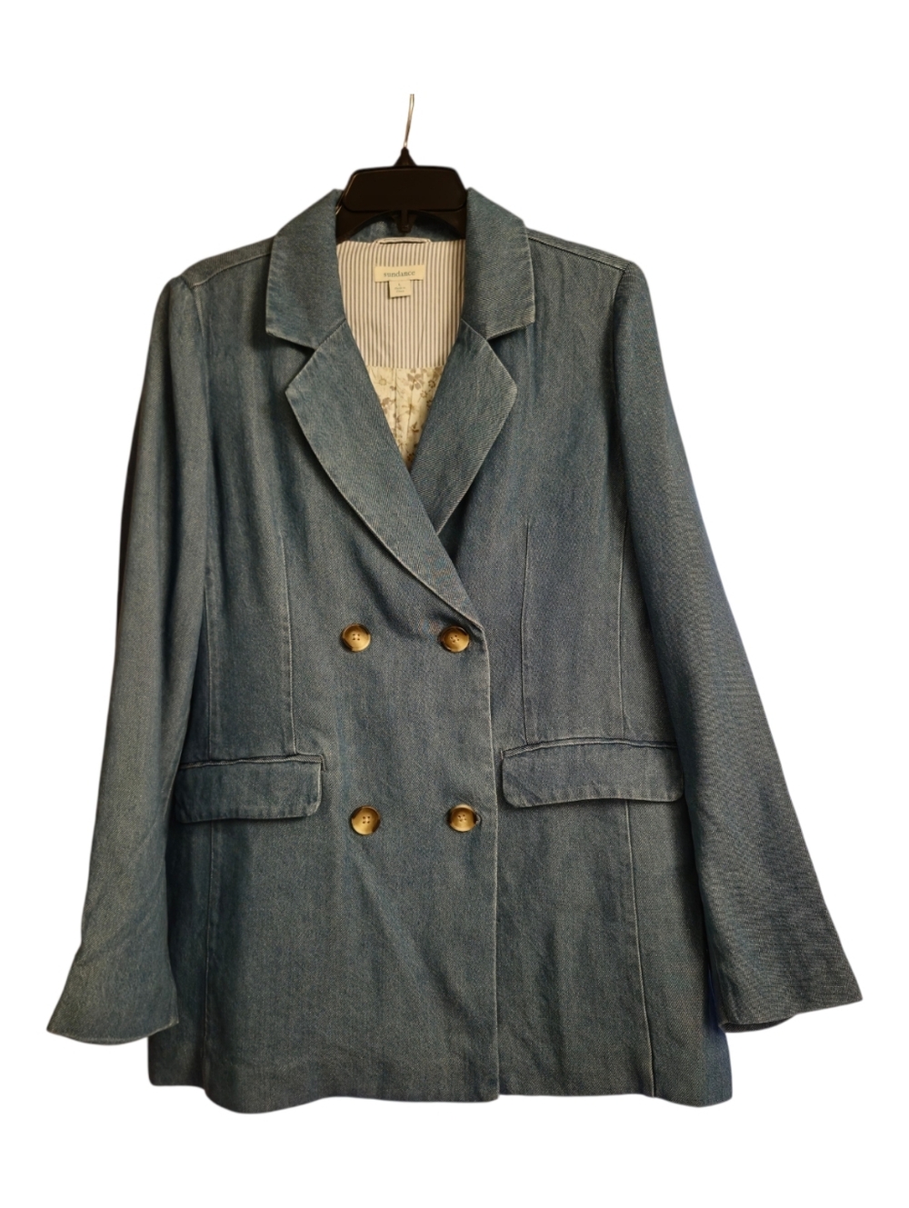 Sundance WOMENS Blue BLAZER FULLY LINED SIZE LARGE 14/16